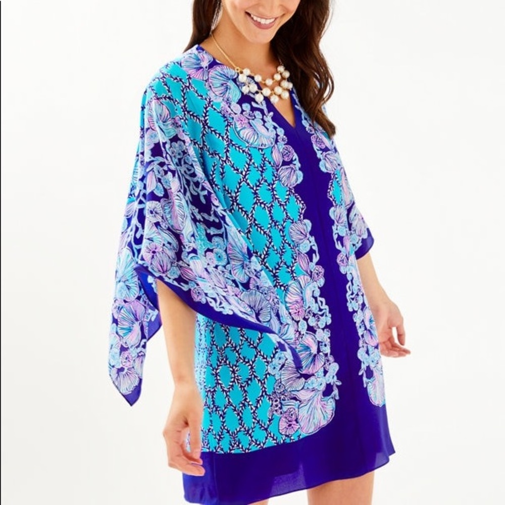NWT Lilly Pulitzer Shalynn Silk Caftan Dress Size6